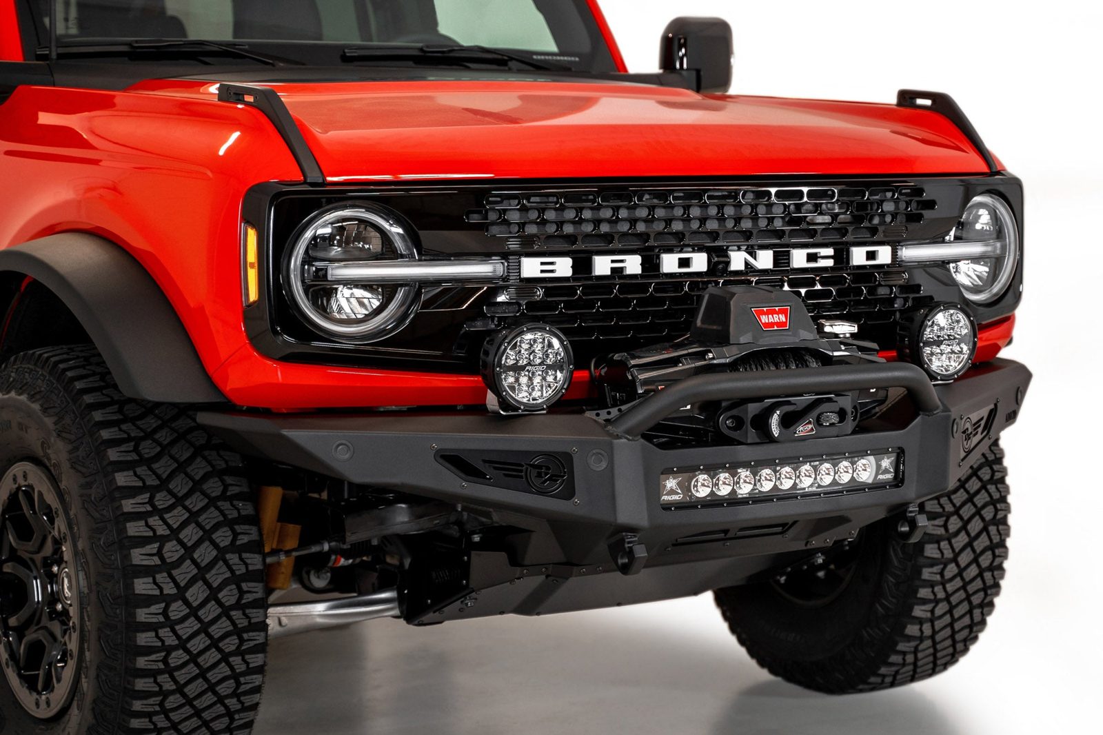 Addictive Desert Designs Rock Fighter winch front bumper, Bronco 6G