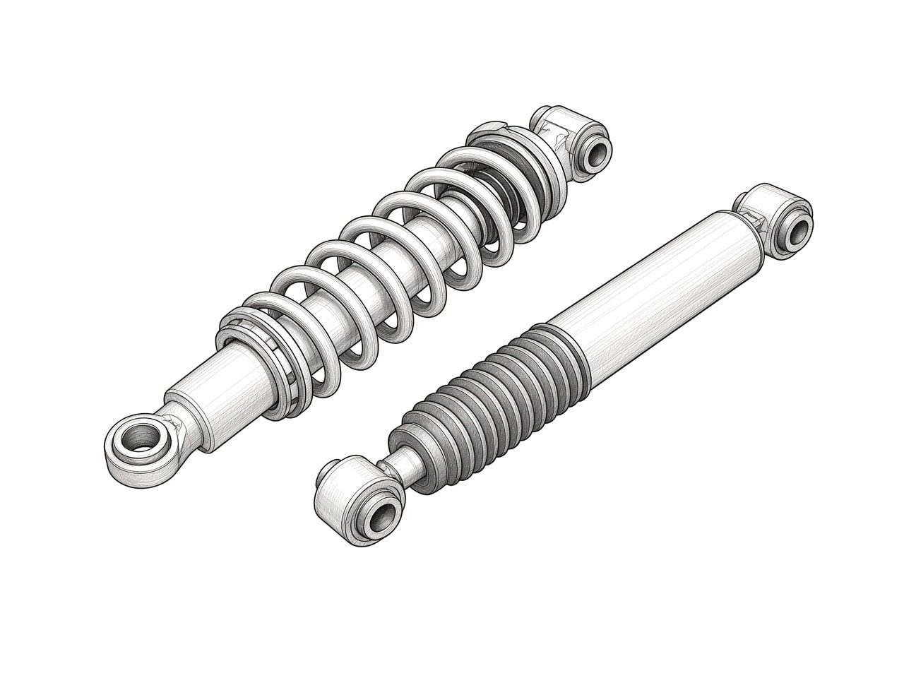 Bilstein 6100 shocks, Bronco 6G (illustration)