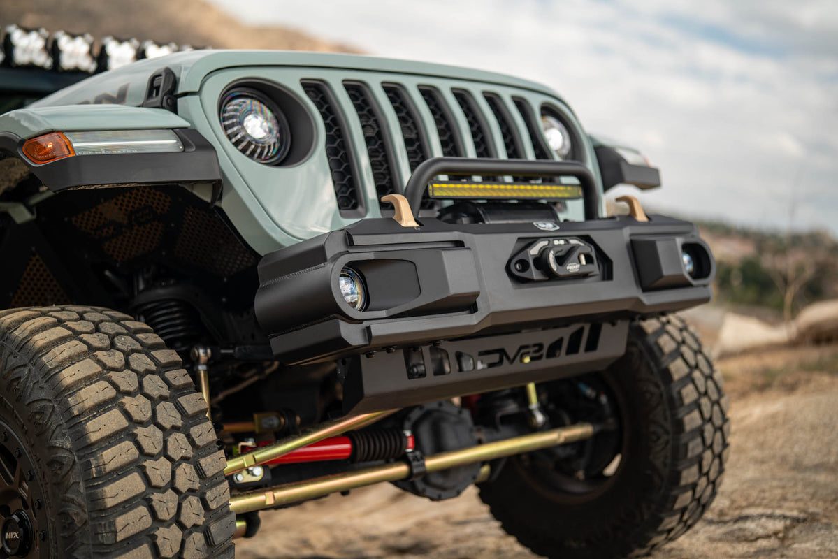 DV8 Offroad front bumper, Wrangler JL
