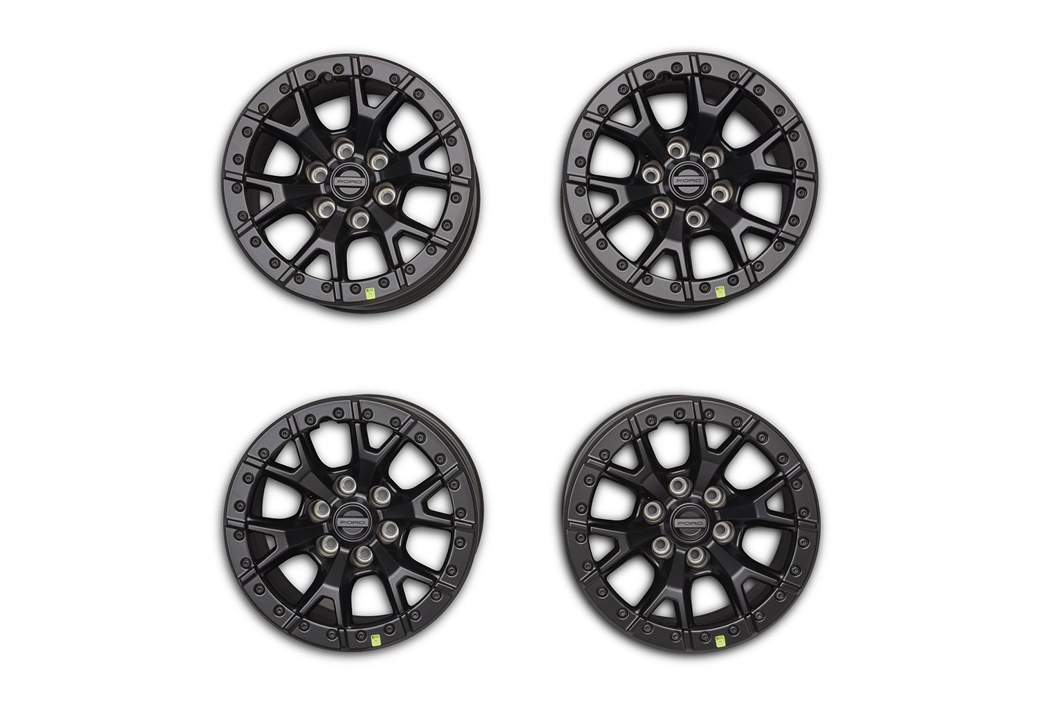 Ford Performance F-150 Raptor R forged 17x8.5 wheel kit (factory Raptor R design)