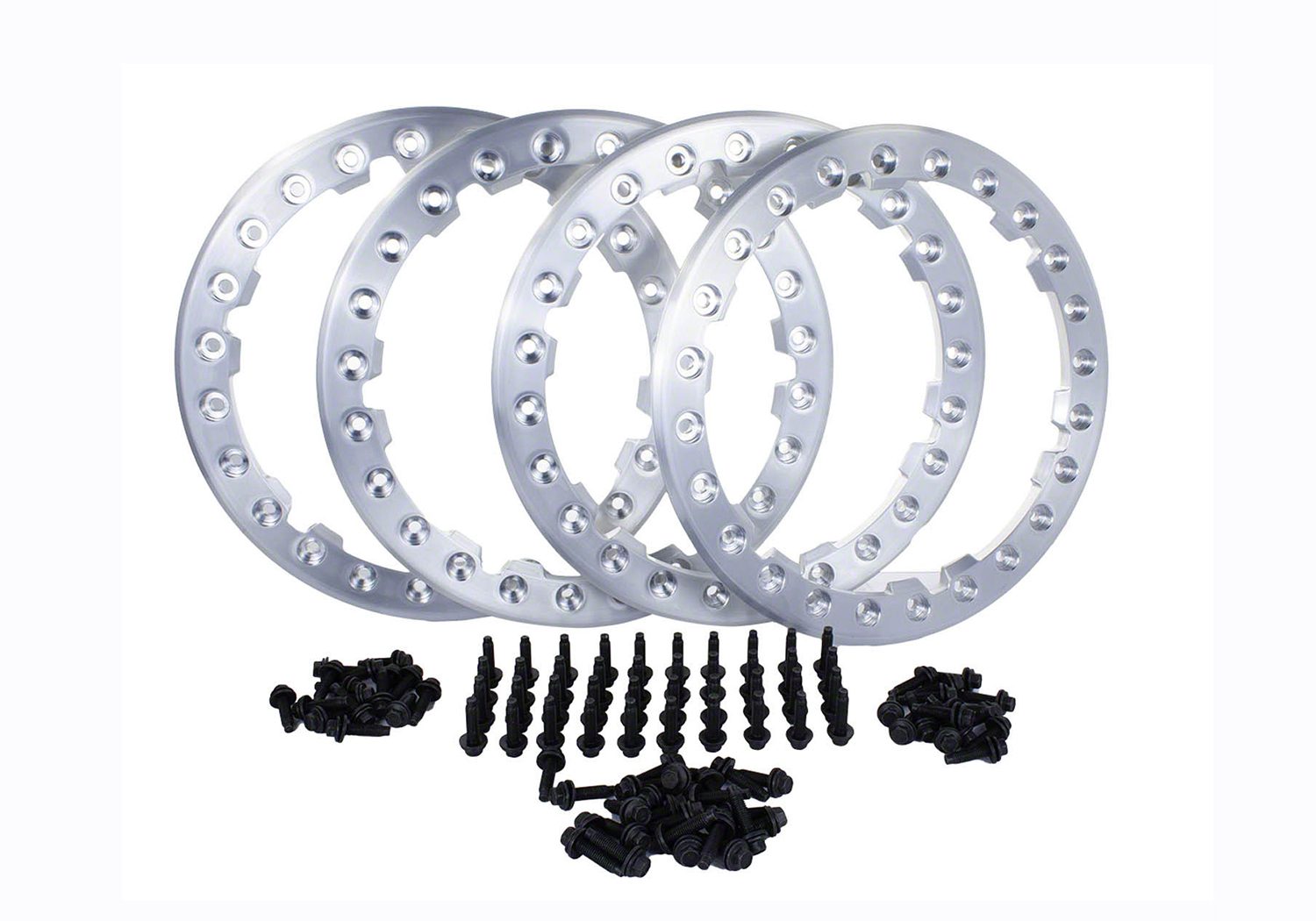 Ford Performance F-150 Raptor / Bronco Raptor / Ranger Raptor functional beadlock ring kit (style 2, set of 4)