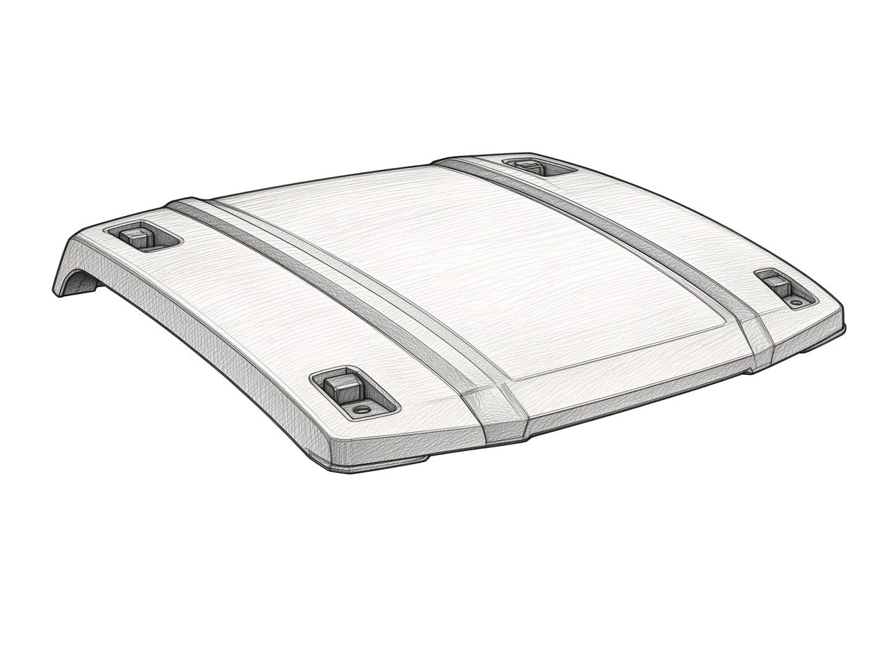 General XP 1000 factory ProFit sport roof (take-off) (illustration)