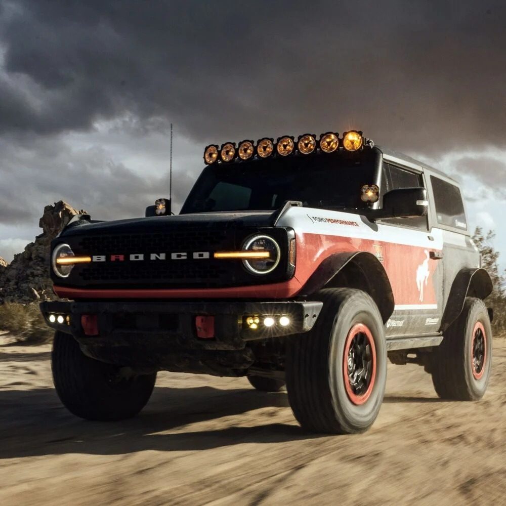KC Gravity Titan 50" overhead light bar kit, Bronco 6G