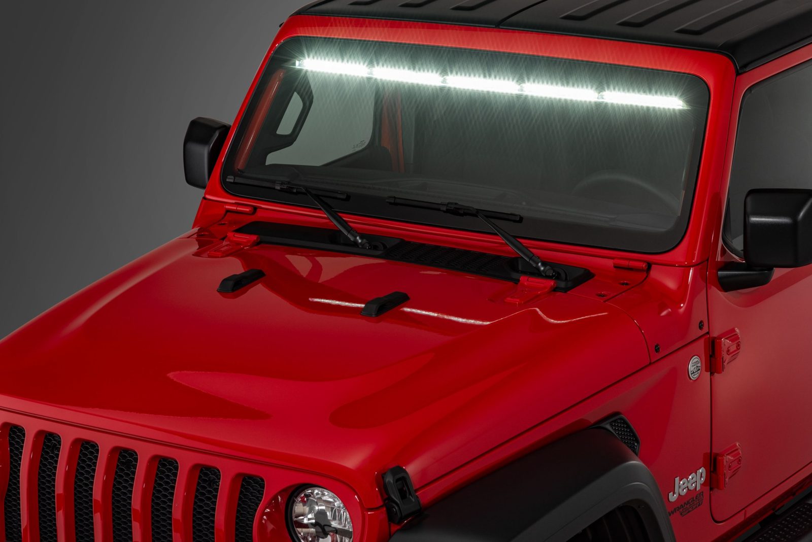 Quadratec Gen II Stealth LED interior mount 50 in light bar, JL/JT (representative image)