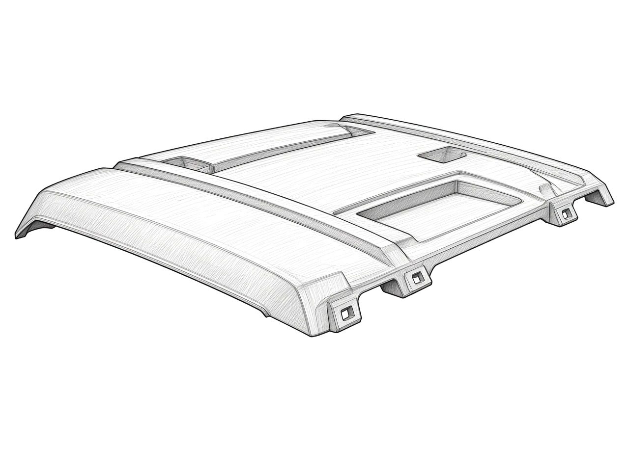 Ranger XP 1000 Premium factory roof (take-off) (illustration)
