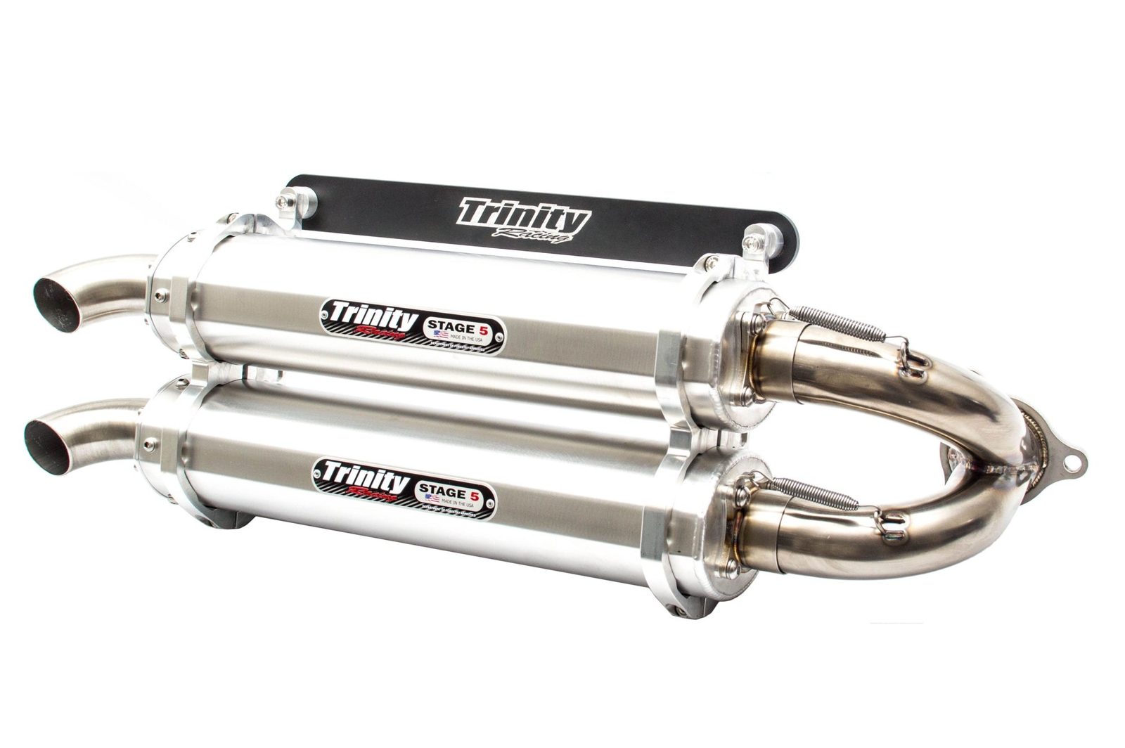 Trinity Racing Stage 5 slip-on exhaust, RZR Pro XP / Turbo R / Pro S (representative image)