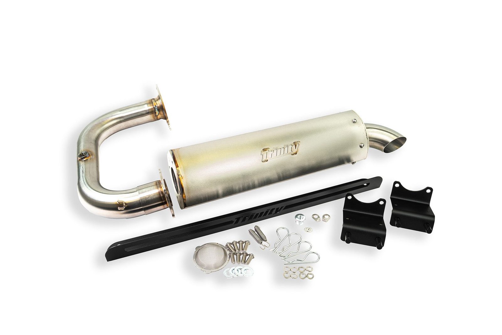 Trinity Racing single slip-on exhaust, 2019-2025 Honda Talon 1000R / 1000X