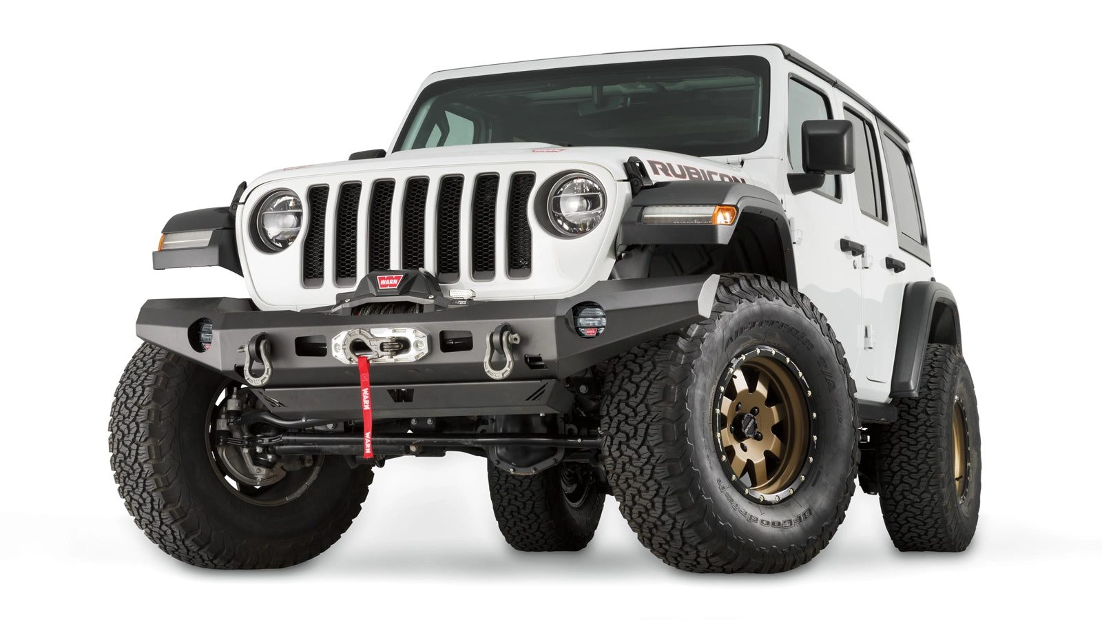 Warn Elite front bumper, Gladiator JT / Wrangler JL