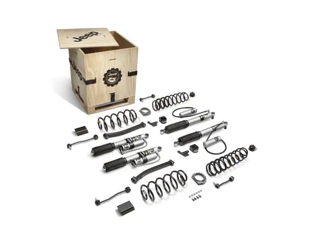 JPP 2" lift kit with Bilstein reservoir shocks, Wrangler JL 4xe